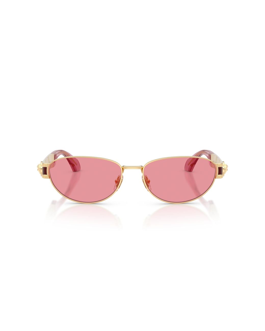 Versace Black Ve2304 152384 Sunglasses Metal Cat Eye Normal
