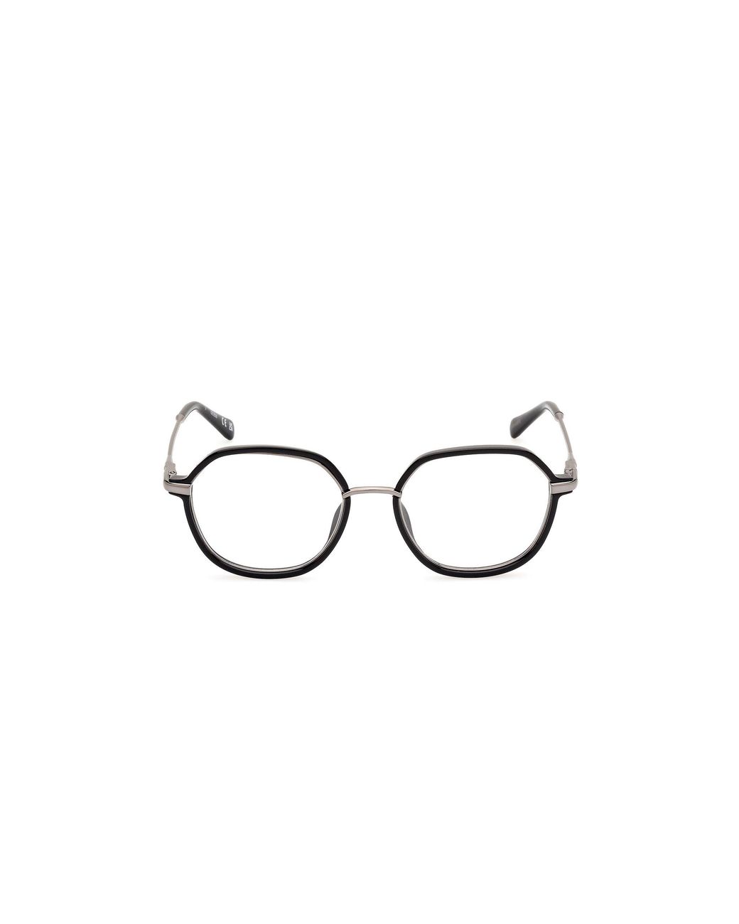 Guess Black Gu50098 1 Optical Frames Injected Round Normal for men
