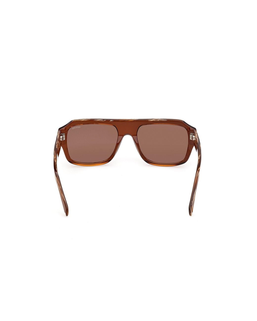 Guess Brown Gu00367 48E Sunglasses Acetate Squared Normal for men