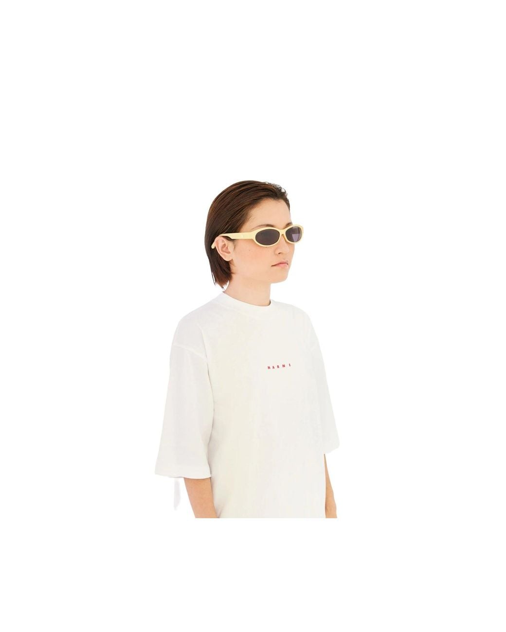 Marni Black A7S Ouzoud Sunglasses Acetate Geometric