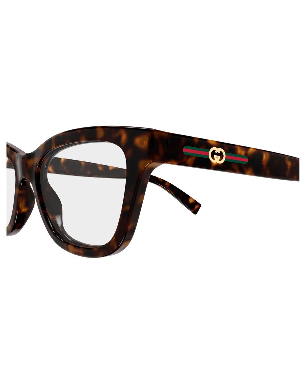 Gucci Black Gg1983O 002 Optical Frames Injected Transparent Cat Eye