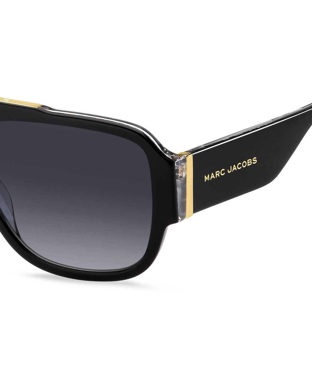 Marc Jacobs Black Marc 756/S 1Ei/9O Sunglasses Acetate Squared Shaded for men