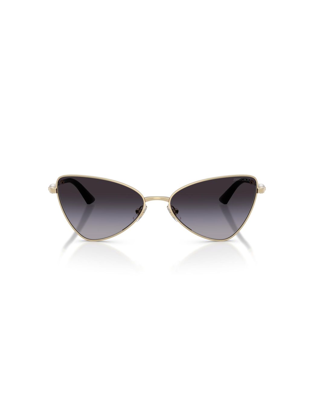 Jimmy Choo Black Jc4015Hb 30068G Sunglasses Metal Cat Eye Normal Shaded
