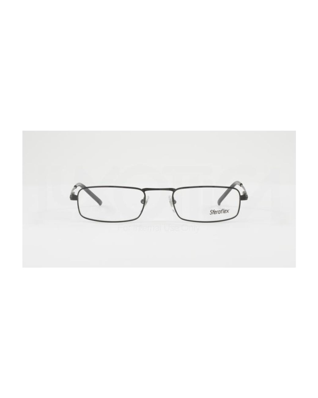 Sferoflex Black Sf2201 136 Optical Frames Metal Squared for men