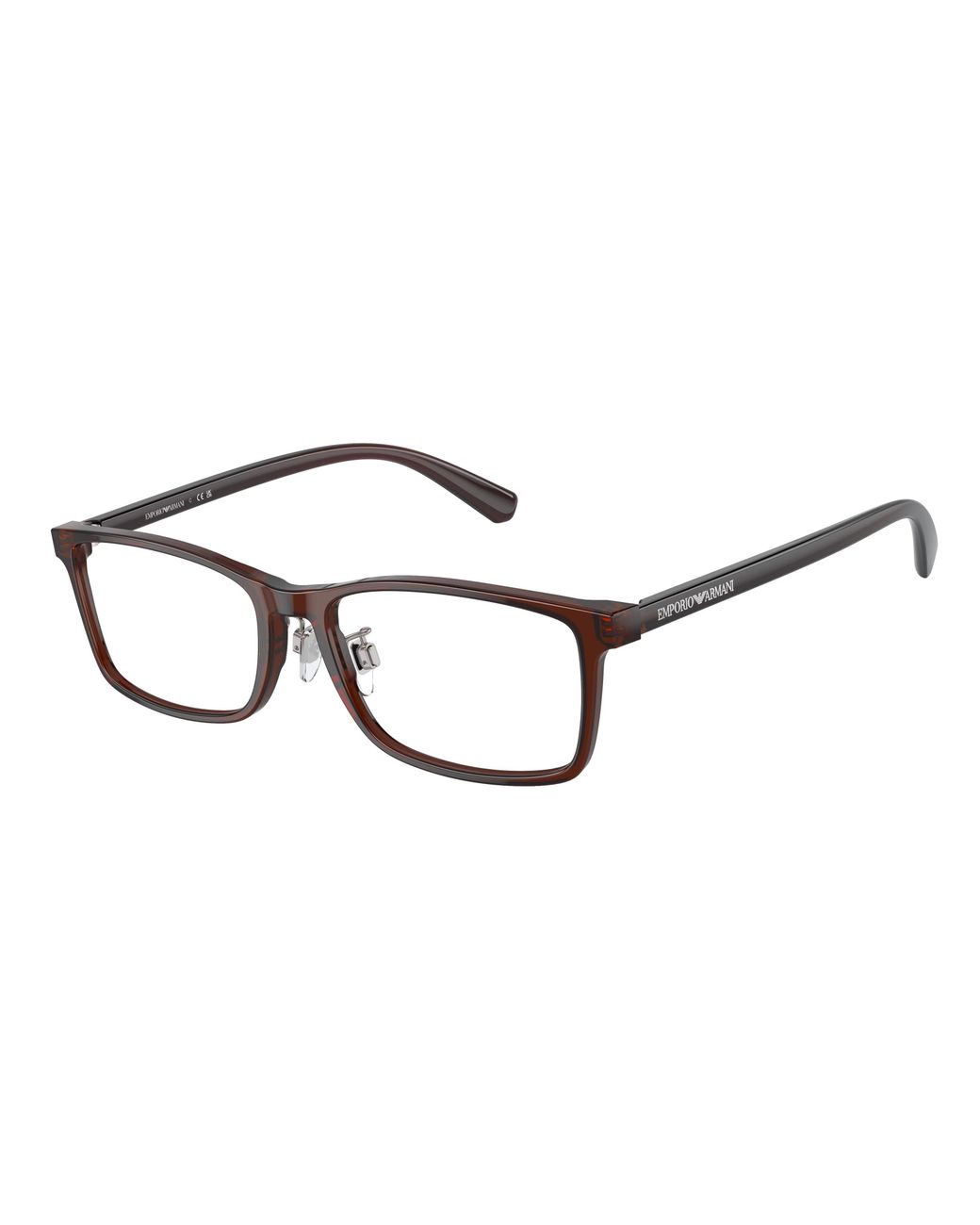 Emporio Armani Black Ea3145D 5374 Optical Frames Acetate Transparent Pillow Normal for men