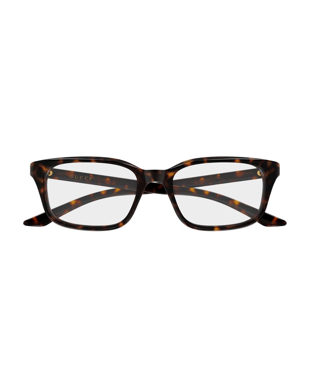 Gucci Black Gg2082O 006 Optical Frames Acetate Transparent Squared for men