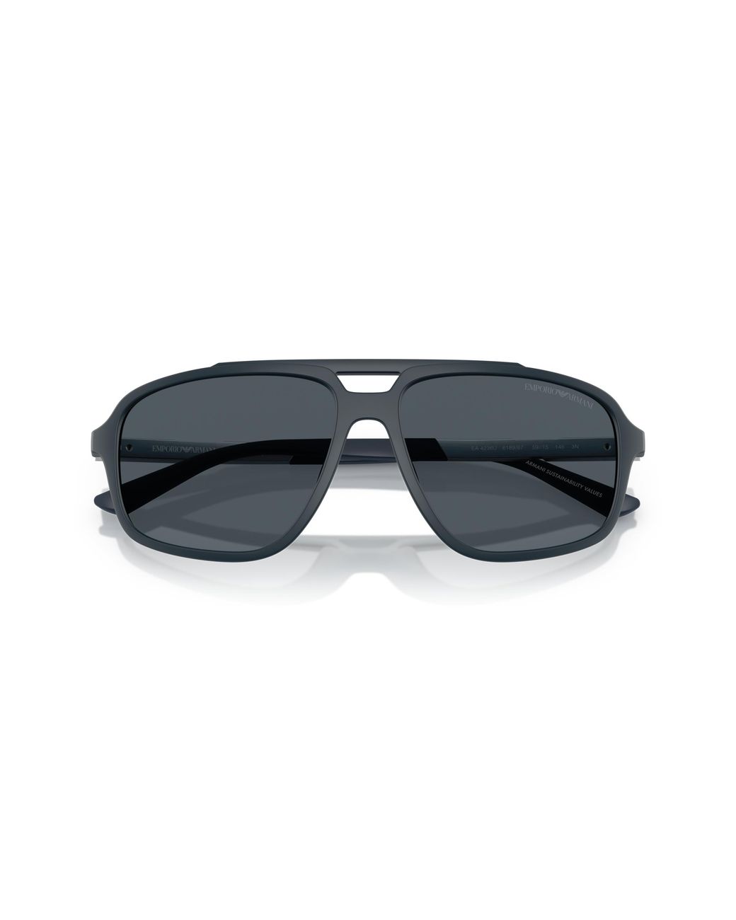 Emporio Armani Black Ea4236U 618987 Sunglasses Injected Pilot Normal for men