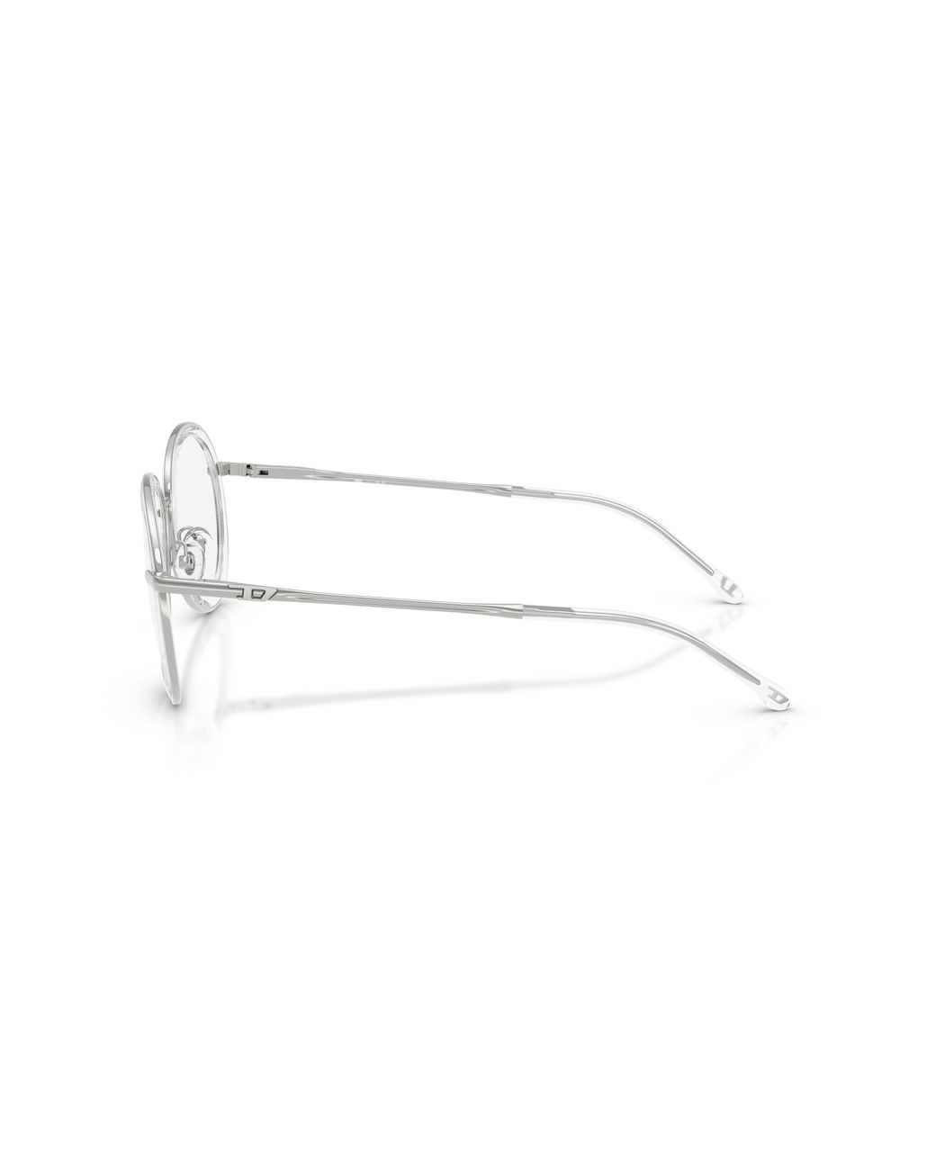 DIESEL Black Dl5007 1001 Optical Frames Metal Round Normal