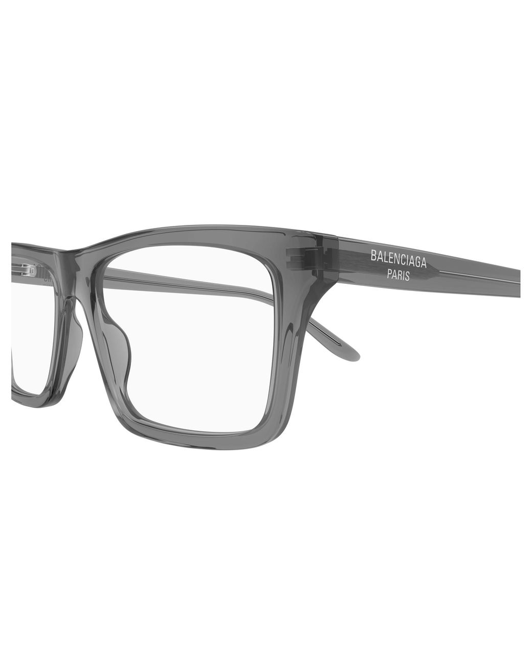 Balenciaga Black Bb0499O 004 Optical Frames Acetate Transparent Squared for men