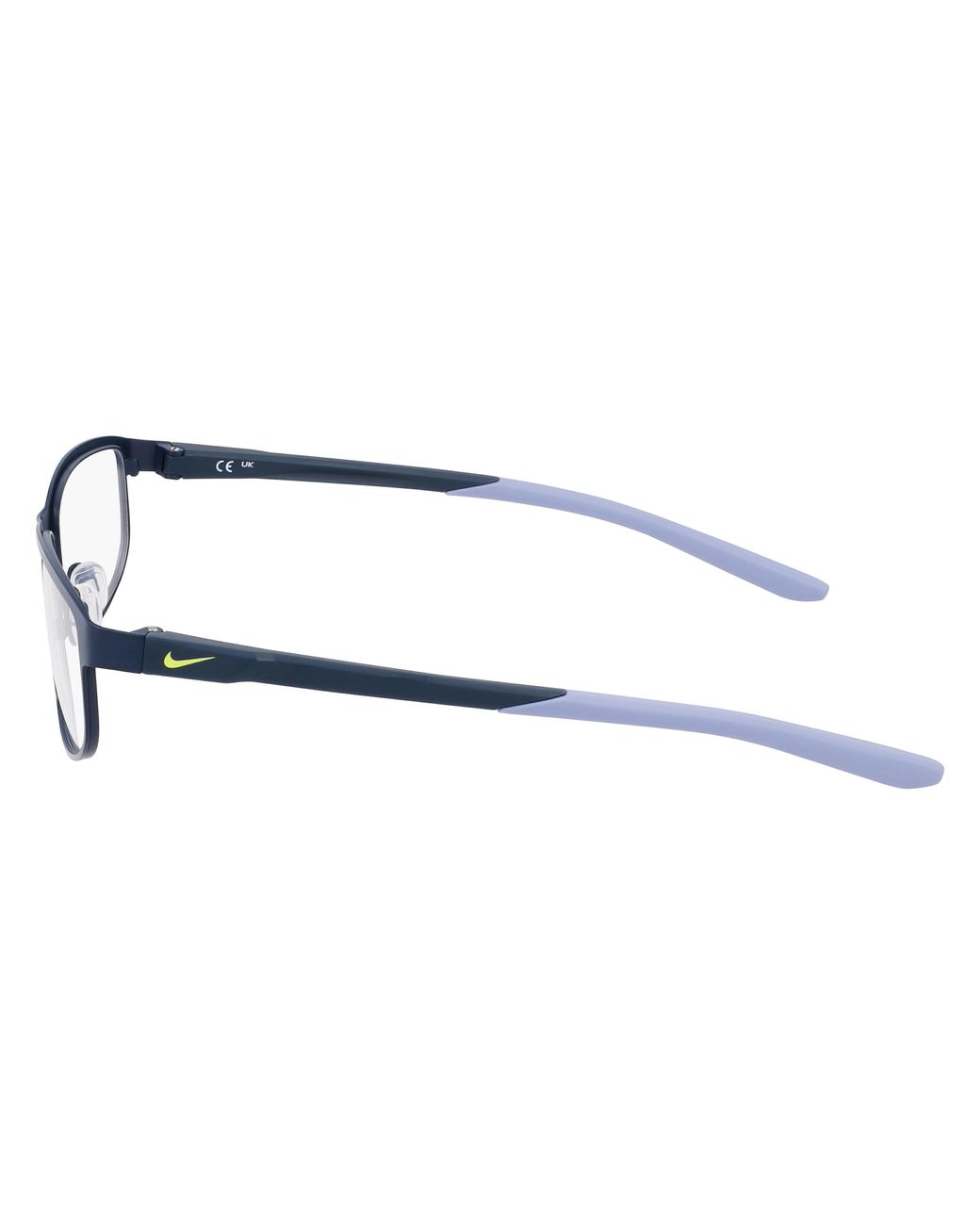 Nike Black 8157 412 Optical Frames Metal Squared Normal for men