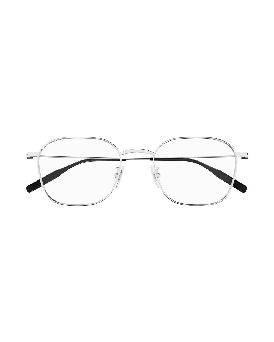 Montblanc Black Mb0371Oa 001 Optical Frames Titanium Transparent Squared for men