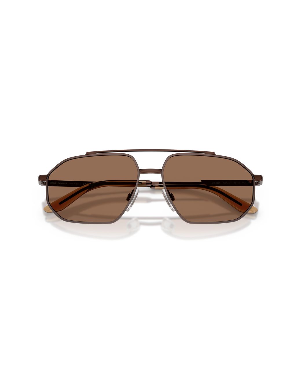 Dolce & Gabbana Black Dg2328 133673 Sunglasses Metal Pilot Normal for men