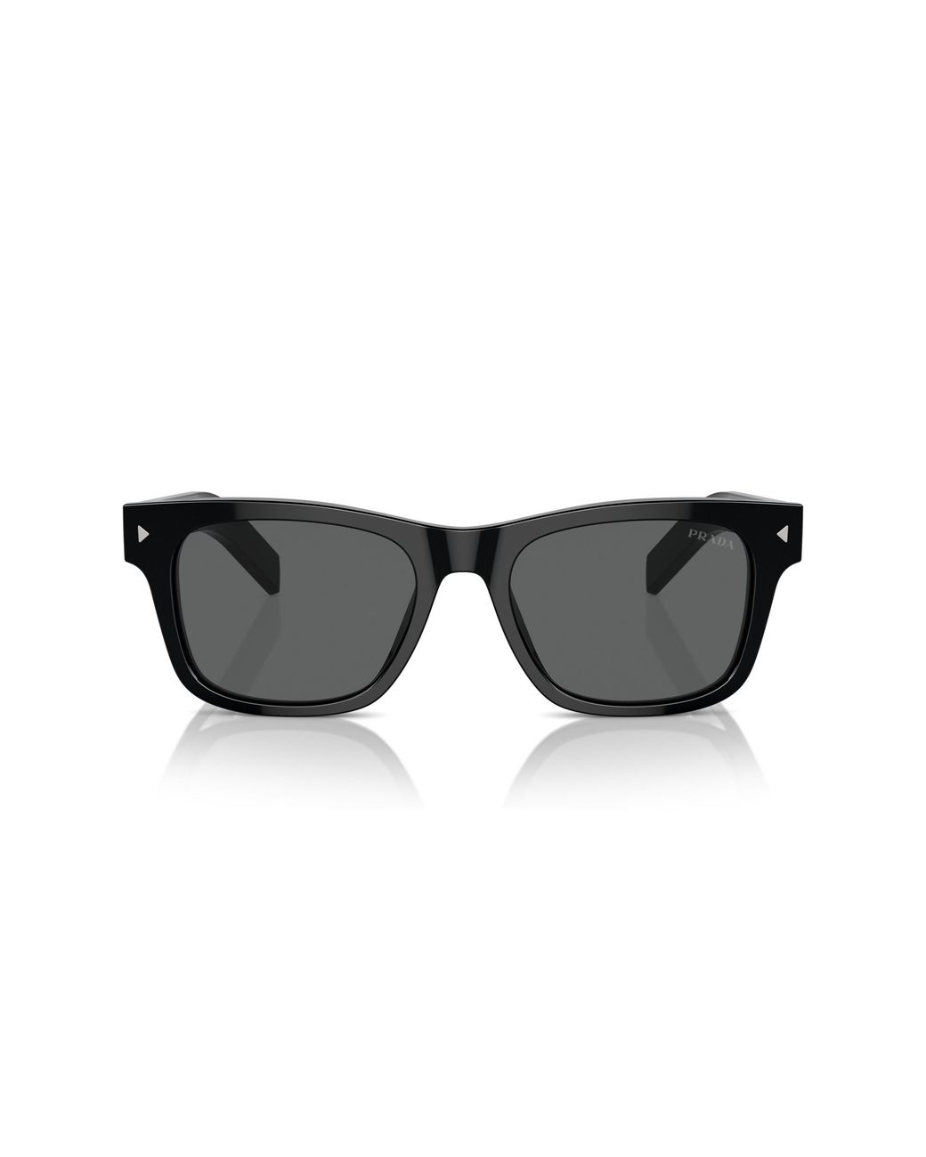 Prada Black Pr A17S 16K731 Sunglasses Acetate Squared Normal for men