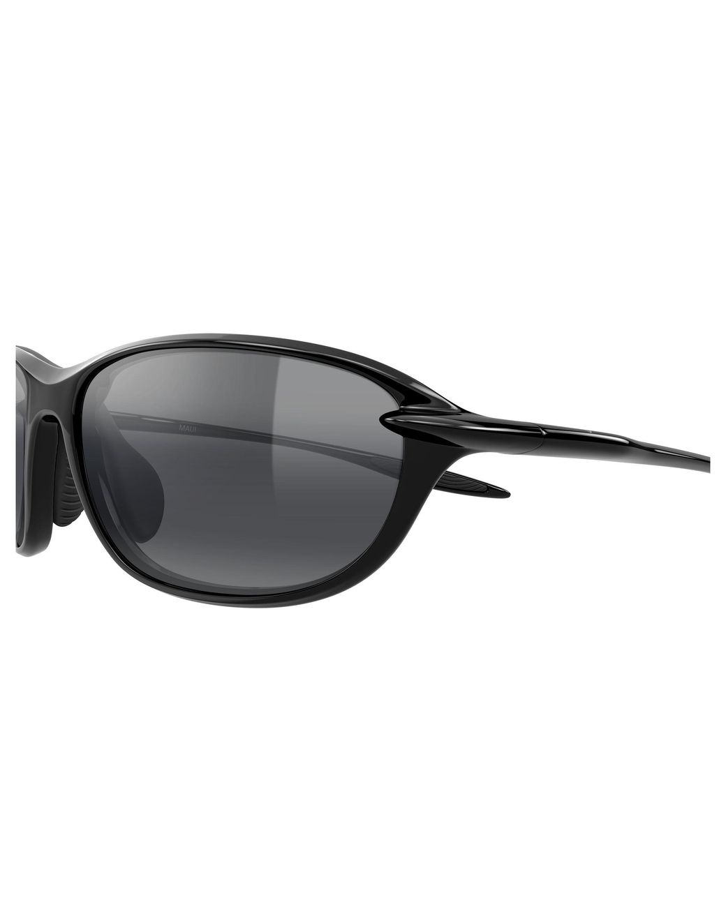 Maui Jim Black Mj0338S 001 Sunglasses Bio-Injected Round