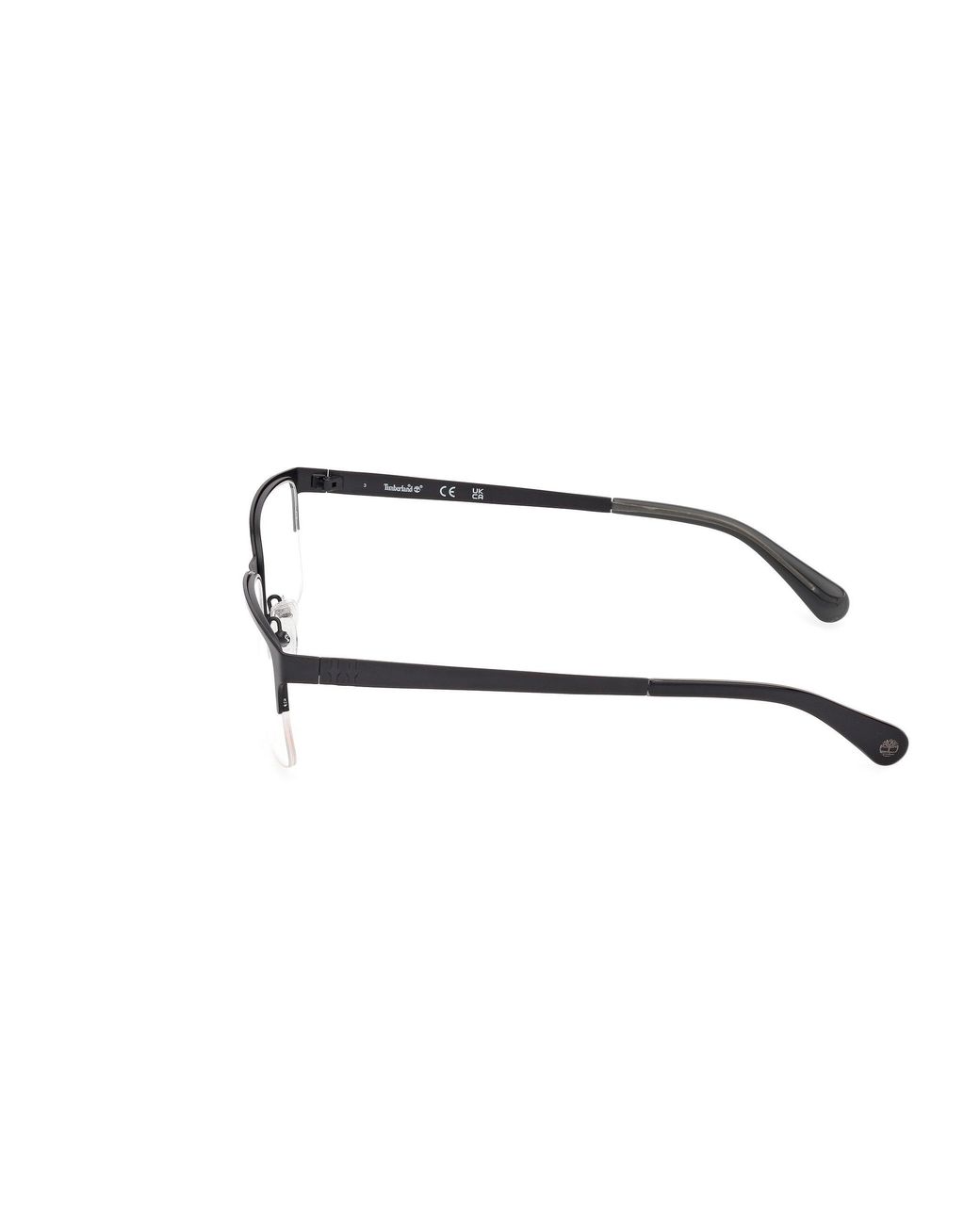 Timberland Black Tb50037 002 Optical Frames Metal Squared Normal for men