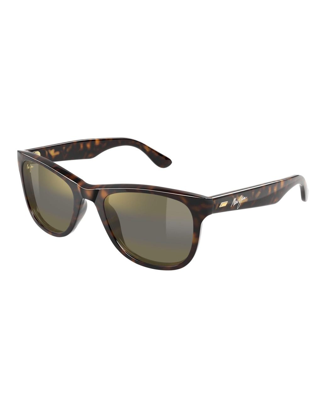 Maui Jim Black Mj0693S 002 Occhiali Da Sole Acetato Bronzo Squadrata