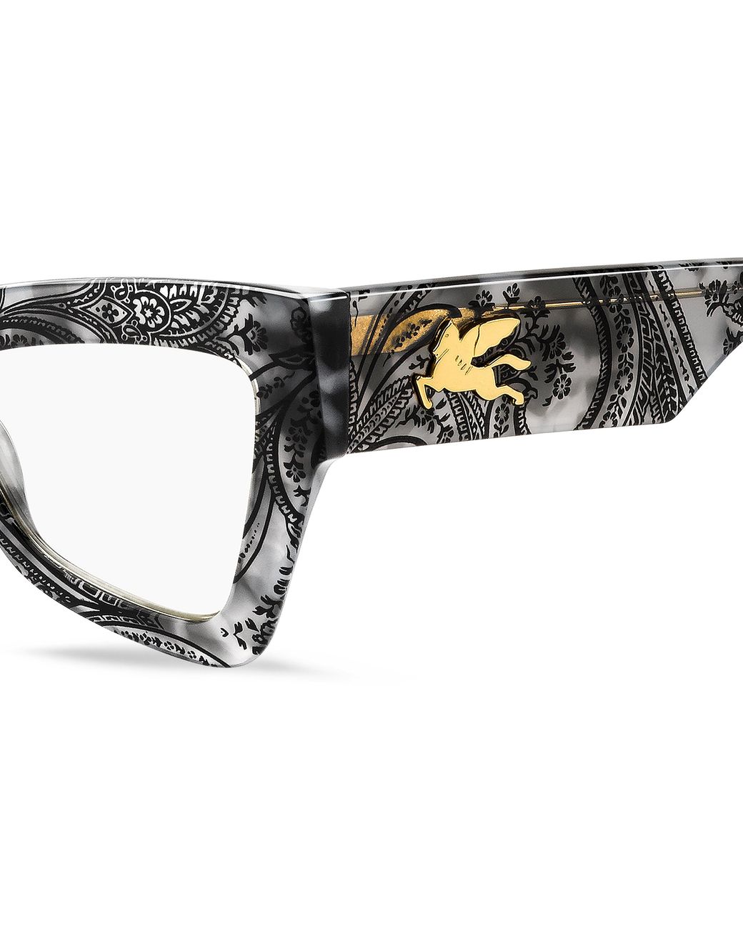 Etro Black 0069 Ab8/99 Optical Frames Acetate Transparent Butterfly Normal