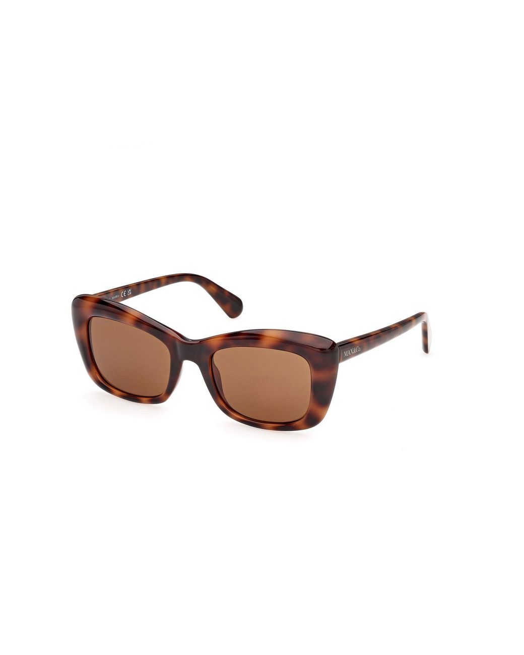 MAX&Co. Black Mo0176 52E Sunglasses Injected Butterfly Normal