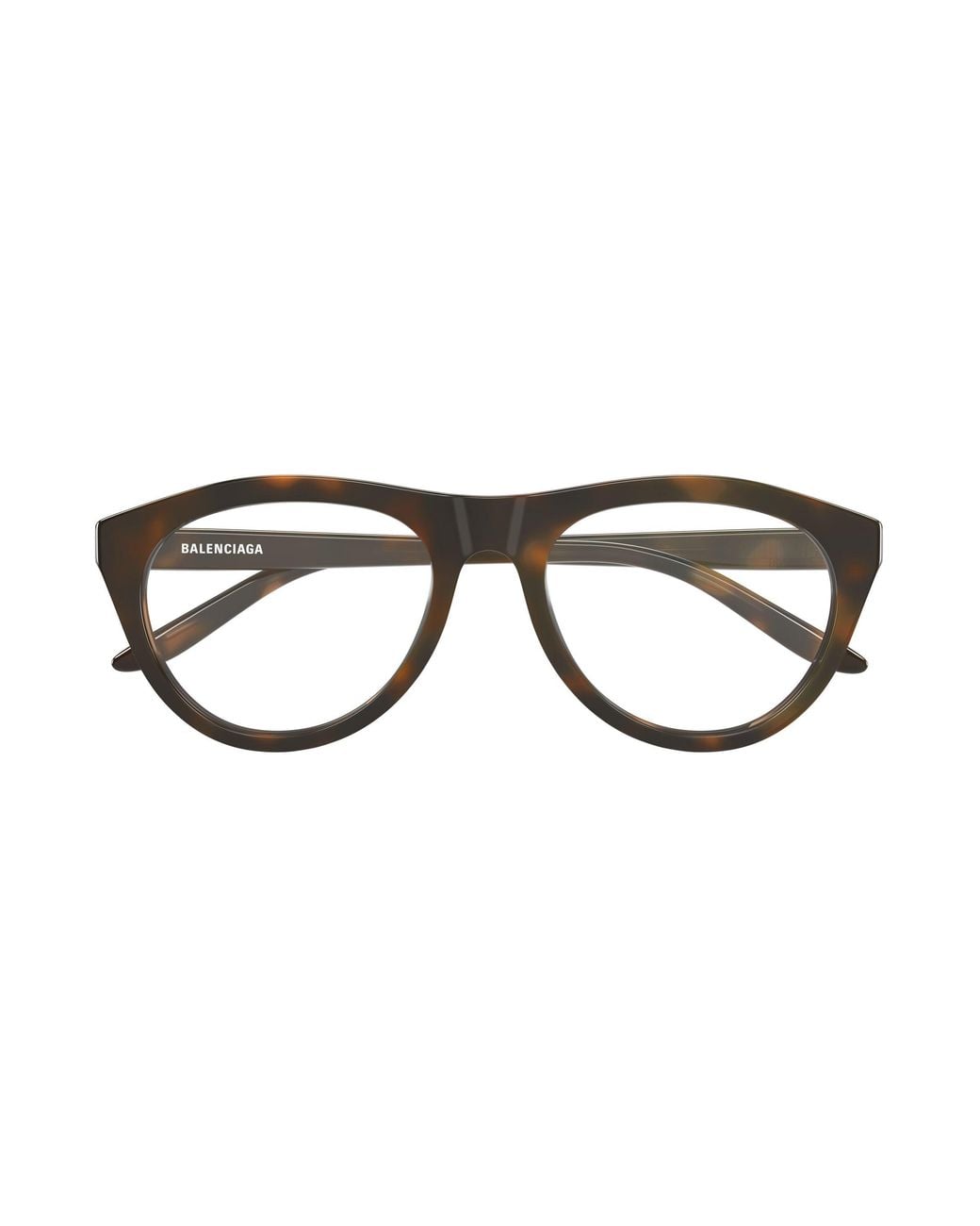 Balenciaga Black Bb0533O 002 Montature Da Vista Acetato Trasparente Pilot