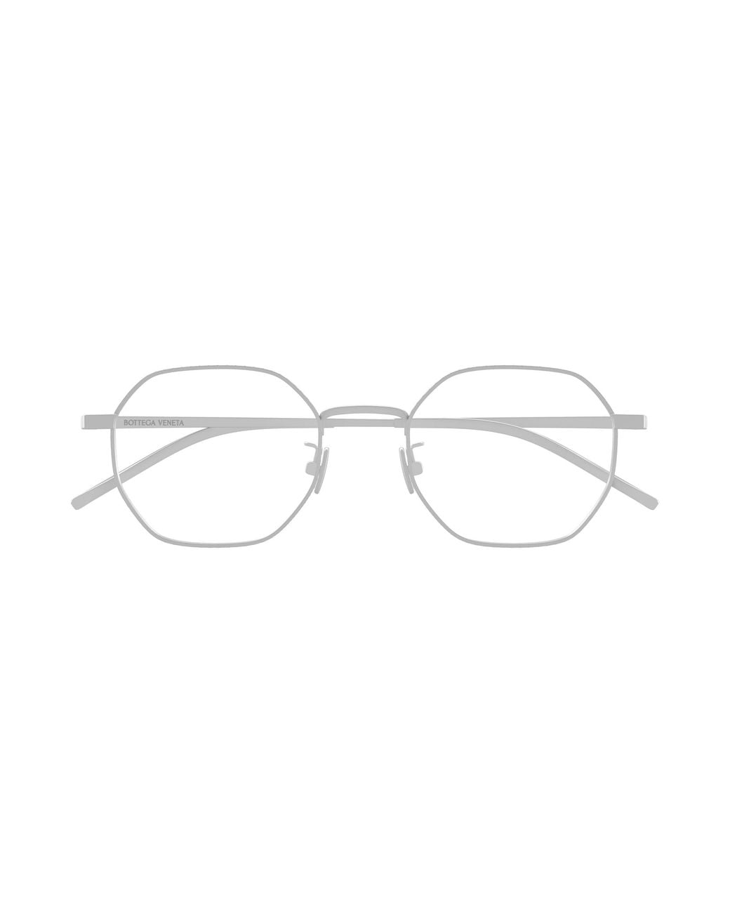 Bottega Veneta Black Bv1423Oa 002 Optical Frames Titanium Transparent Round