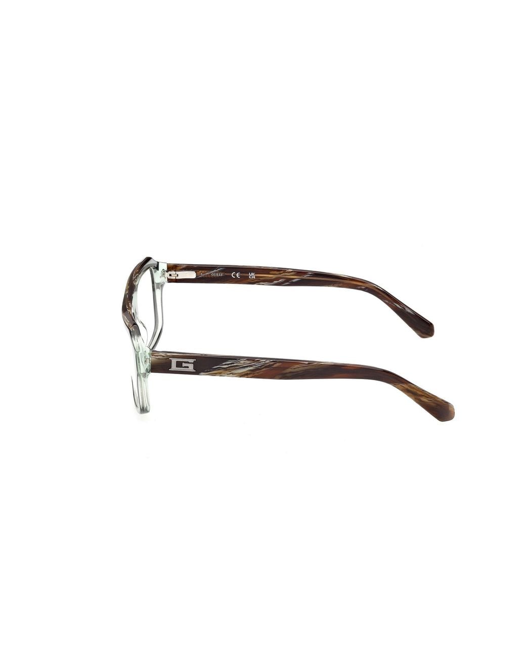 Guess Black Gu50451 96 Optical Frames Acetate Squared Normal for men