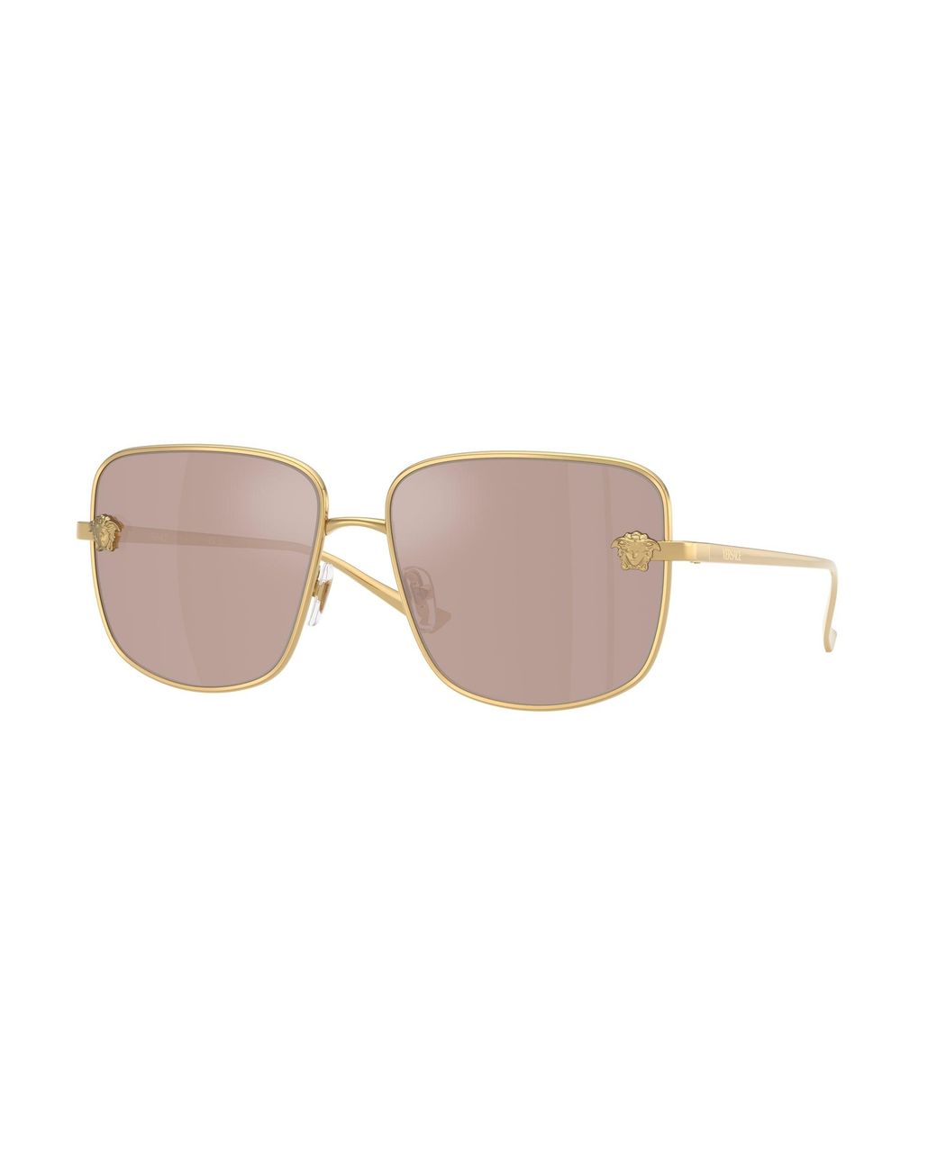 Versace Black Ve2282 1002/5 Sunglasses Metal Squared Normal