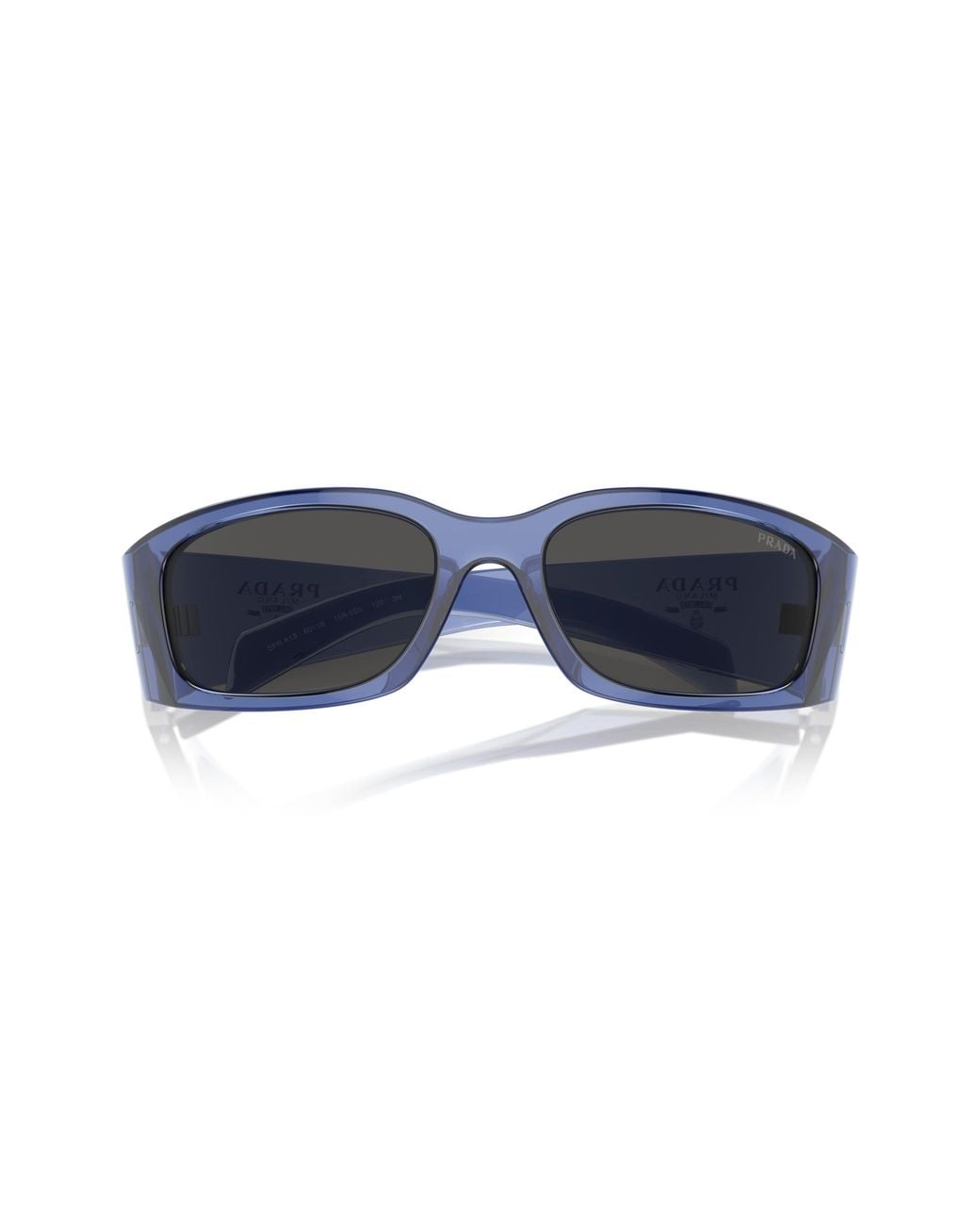 Prada Black Pr A19S 15R5S0 Sunglasses Acetate Butterfly Normal for men
