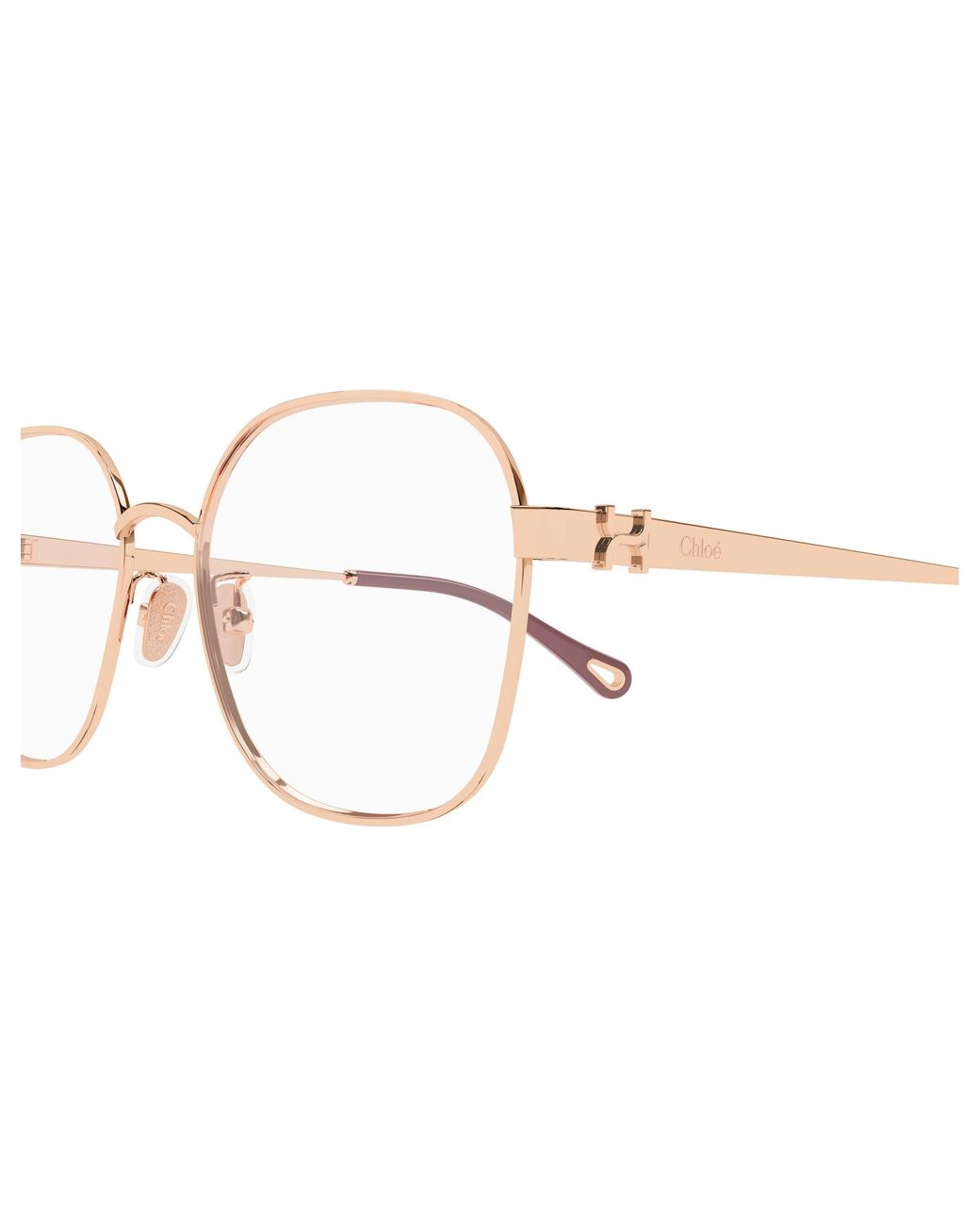 Chloé Black Ch0337Oa 003 Optical Frames Metal Transparent Geometric