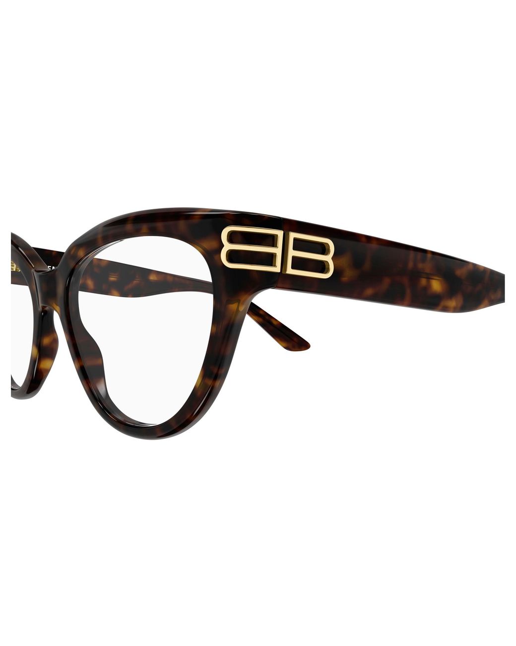 Balenciaga Black Bb0436O 002 Optical Frames Acetate Transparent Cat Eye