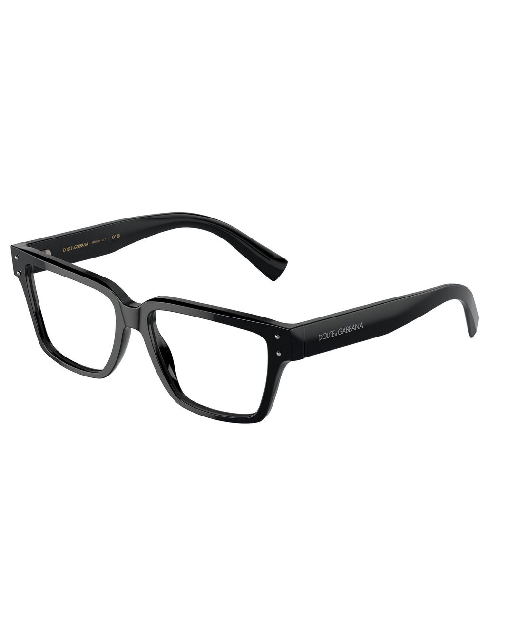 Dolce & Gabbana Black Dg3383 501 Optical Frames Acetate Squared Normal for men
