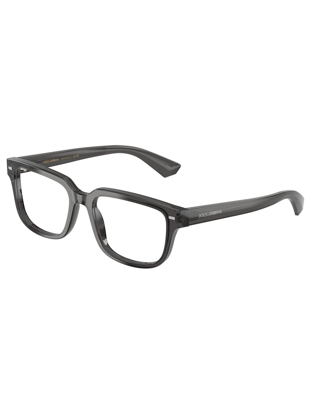 Dolce & Gabbana Black Dg3380 3398 Optical Frames Acetate Transparent Squared Normal for men