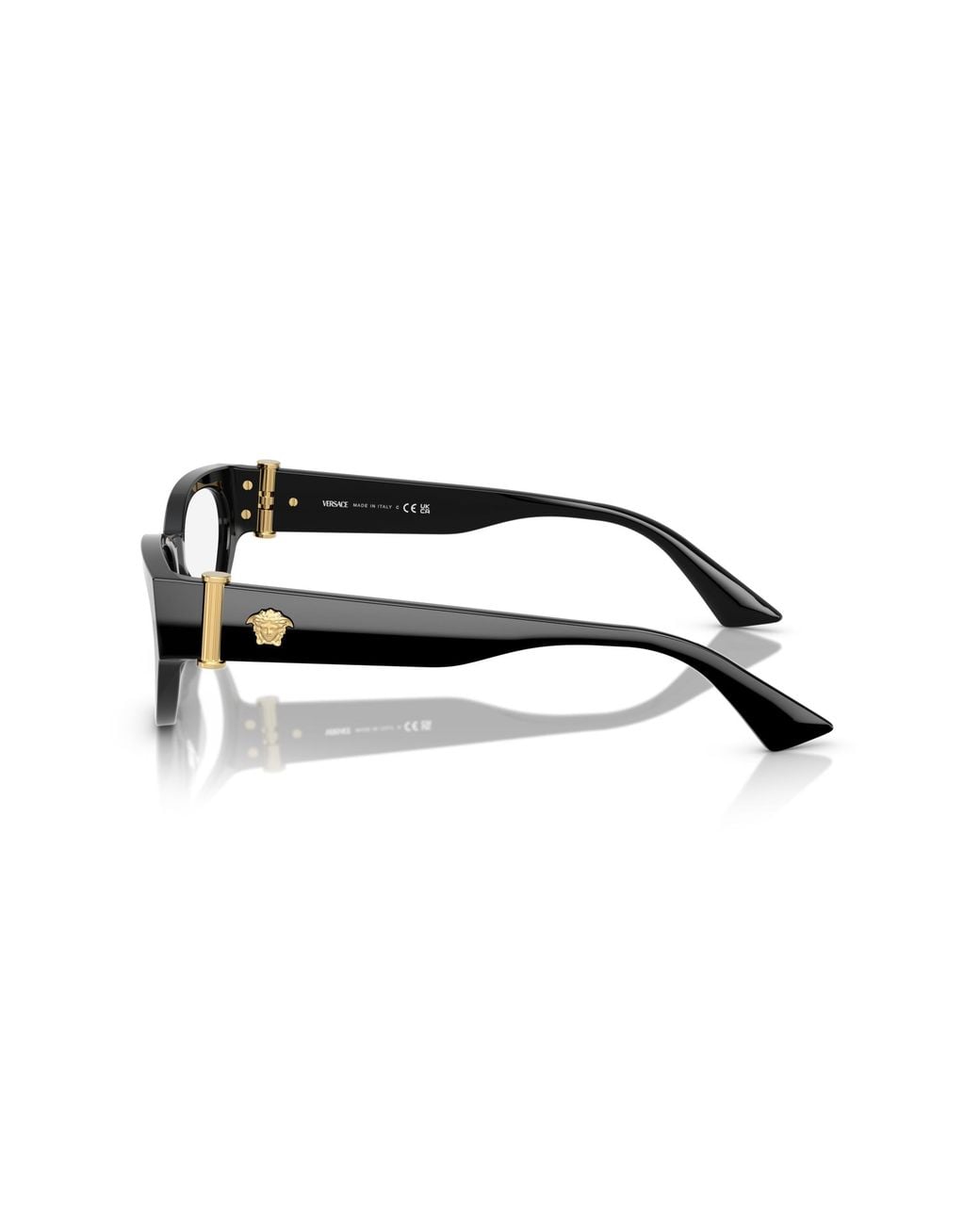 Versace Black Ve3366 Gb1 Optical Frames Acetate Cat Eye Normal