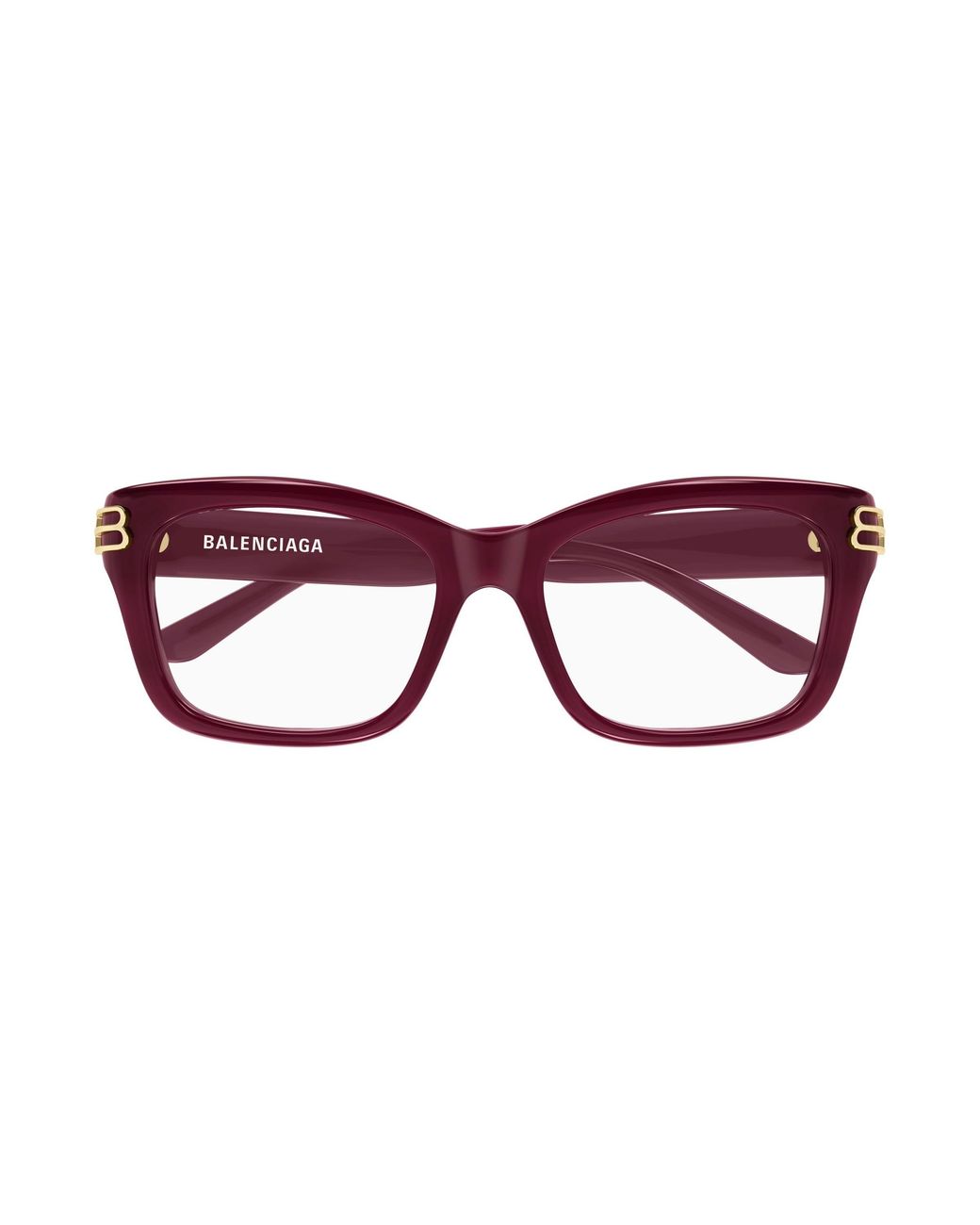 Balenciaga Black Bb0472O 004 Optical Frames Acetate Transparent Squared