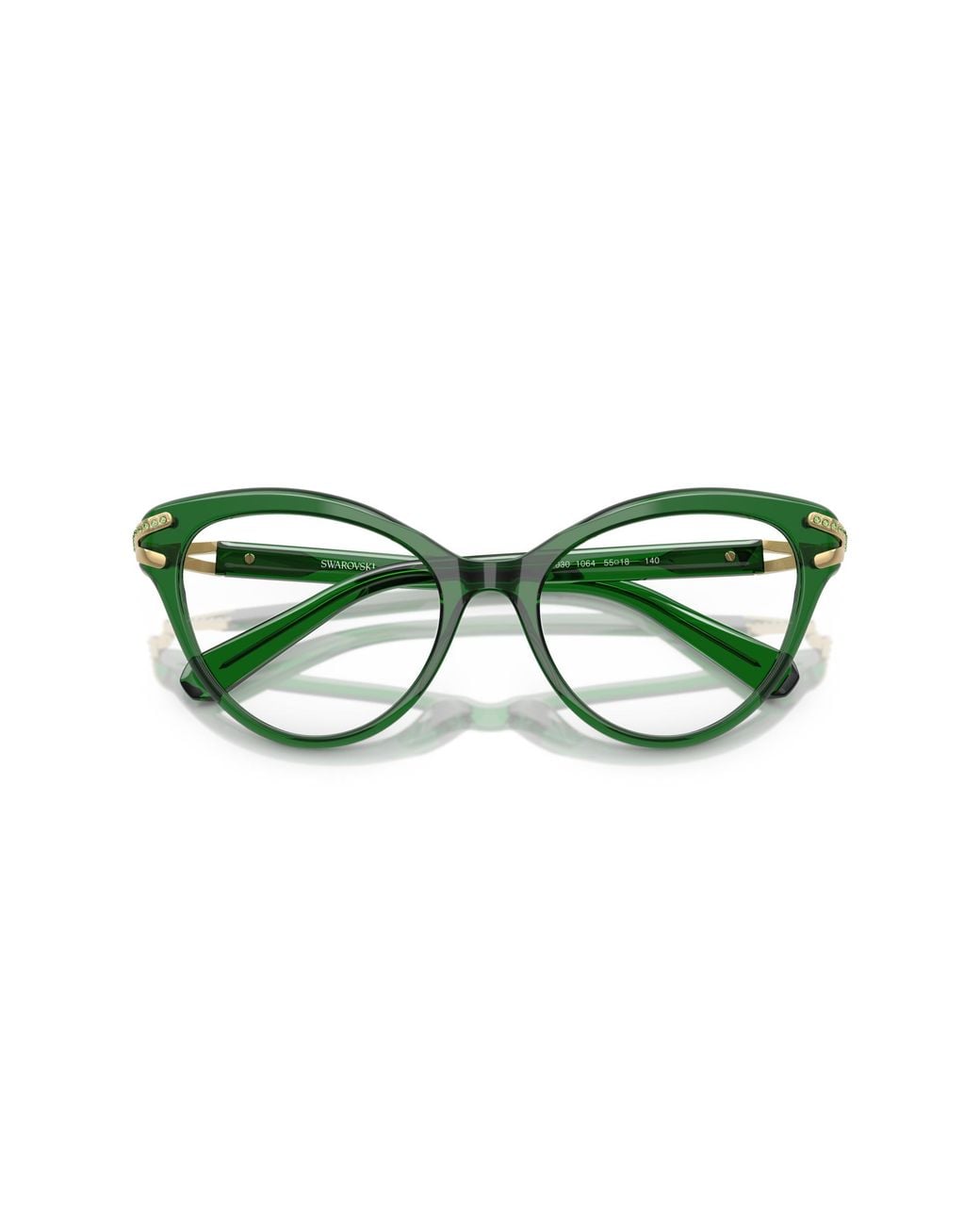 Swarovski Black Sk2030 1064 Optical Frames Acetate Cat Eye Normal