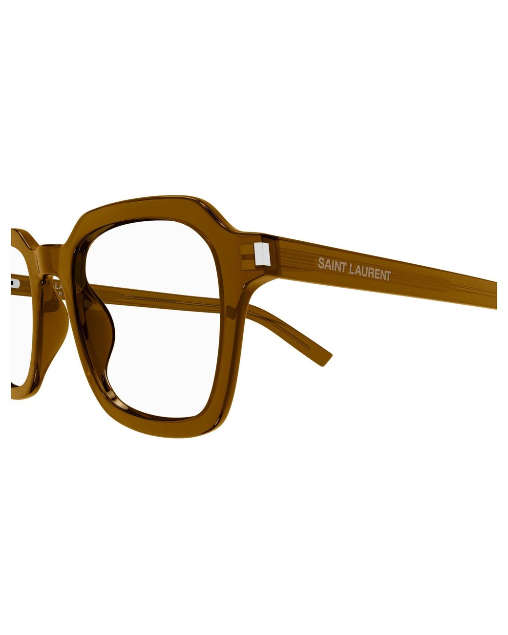 Saint Laurent Black Sl 715 Slim Opt 005 Optical Frames Acetate Transparent Squared