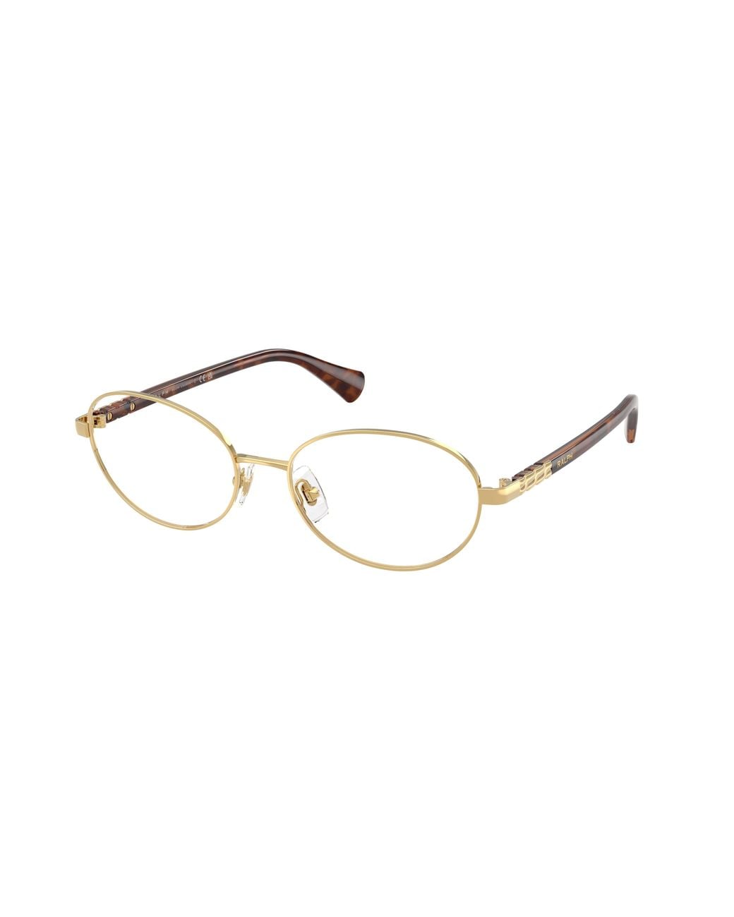 Ralph Lauren Black Ra6066 9004 Optical Frames Metal Transparent Round Normal