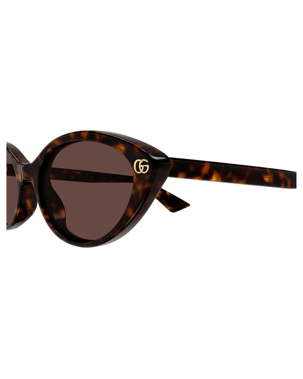 Gucci Black Gg2110S 002 Sunglasses Acetate Cat Eye