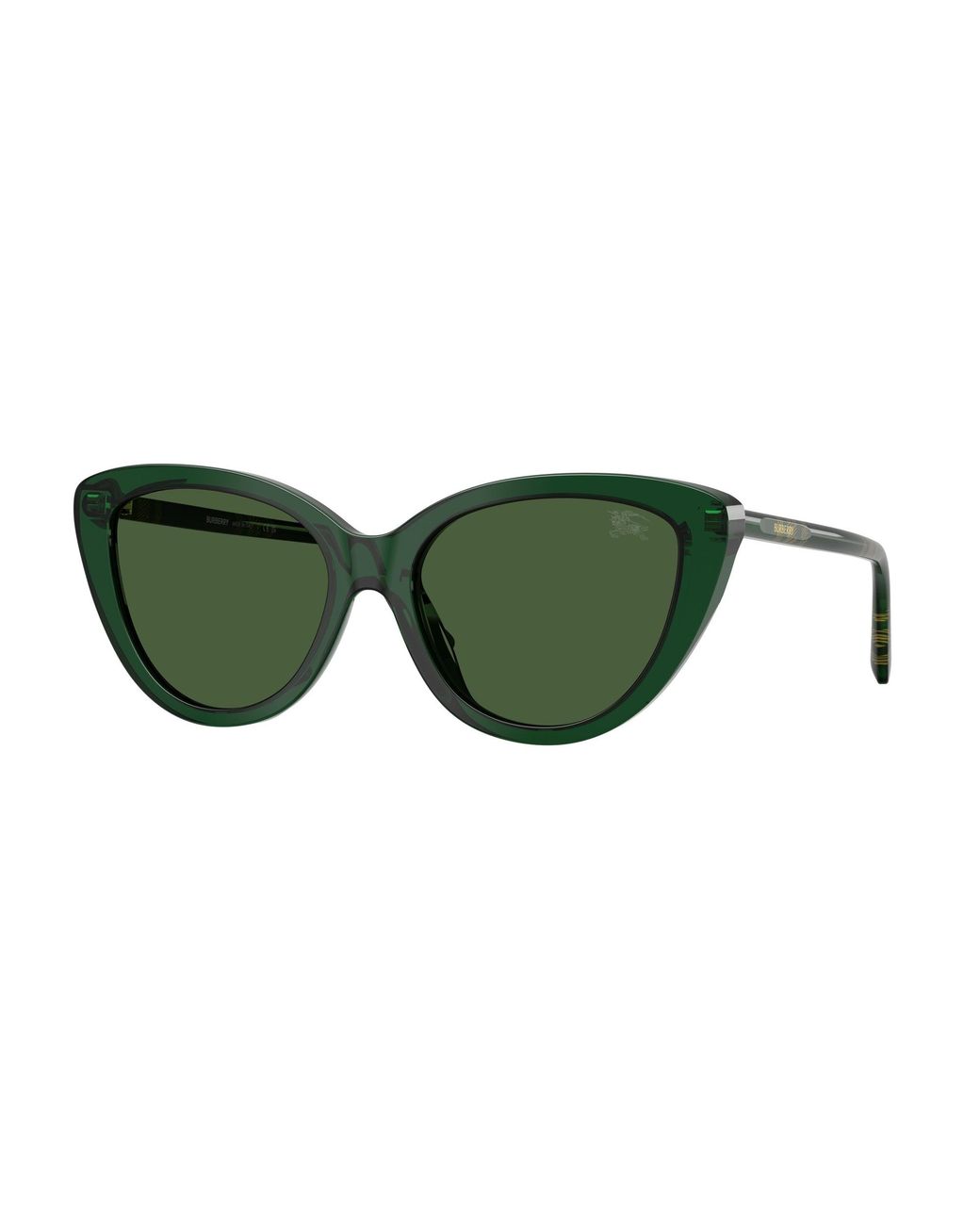 Burberry Green Be4457 416271 Sunglasses Acetate Cat Eye Normal