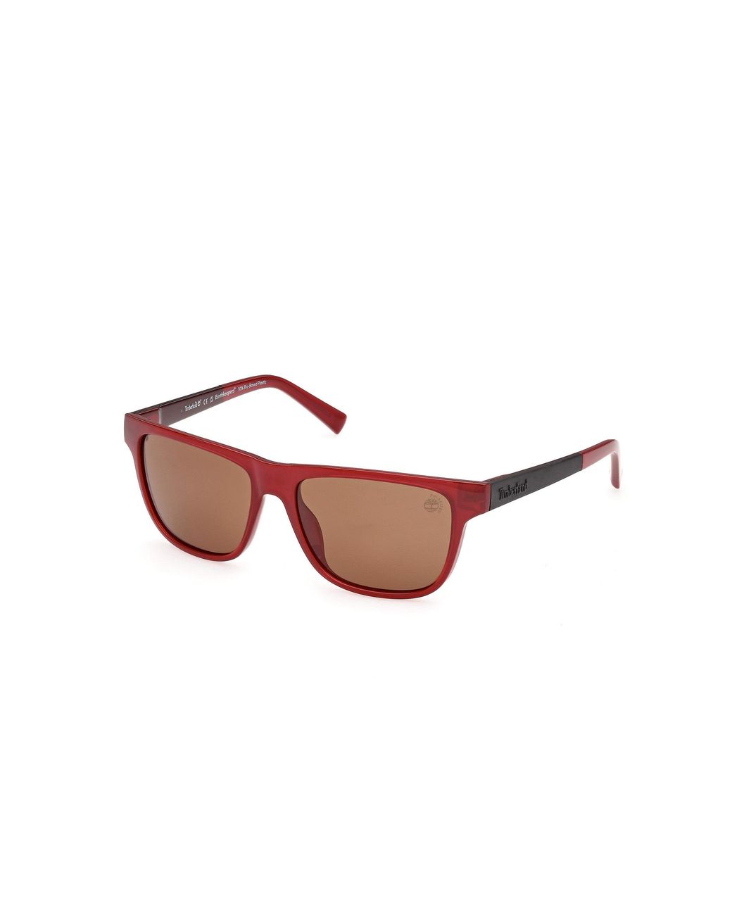 Timberland Black Tb00069 66H Sunglasses Injected Squared Polarized for men