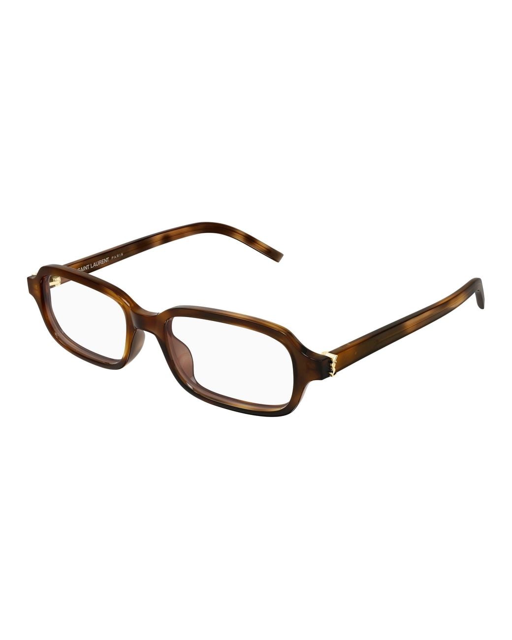 Saint Laurent Black Sl M180 003 Optical Frames Acetate Transparent Squared for men