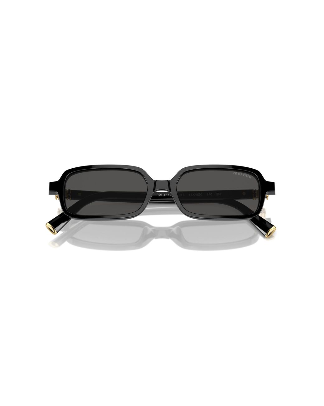 Miu Miu Black Mu 11Zs 16K5S0 Sunglasses Acetate Squared Normal