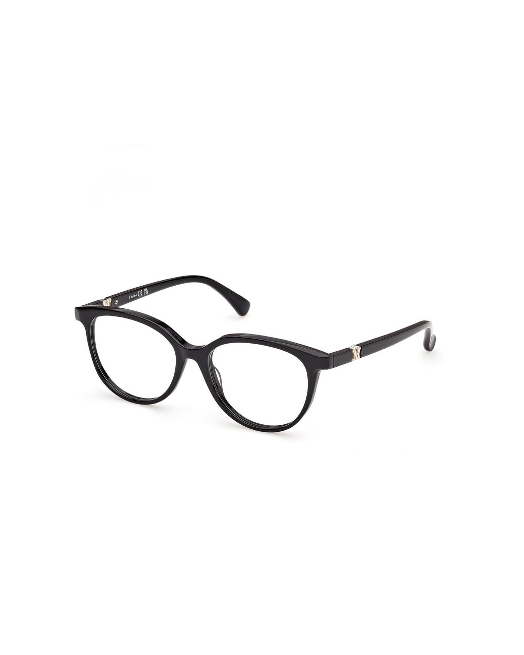 Max Mara Black Mm5262 1 Optical Frames Acetate Round Normal