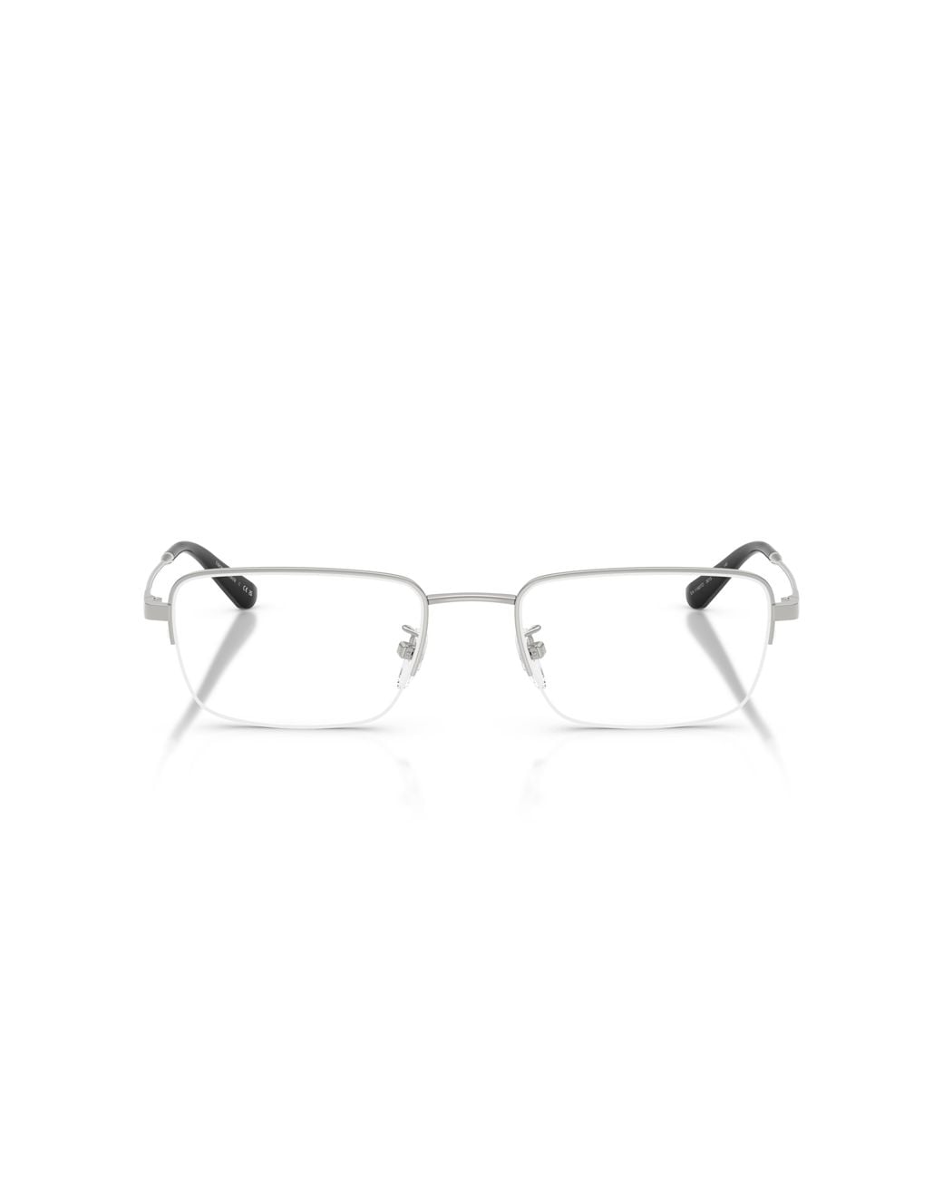 Emporio Armani Black Ea1193Td 3015 Optical Frames Titanium Transparent Squared Normal for men