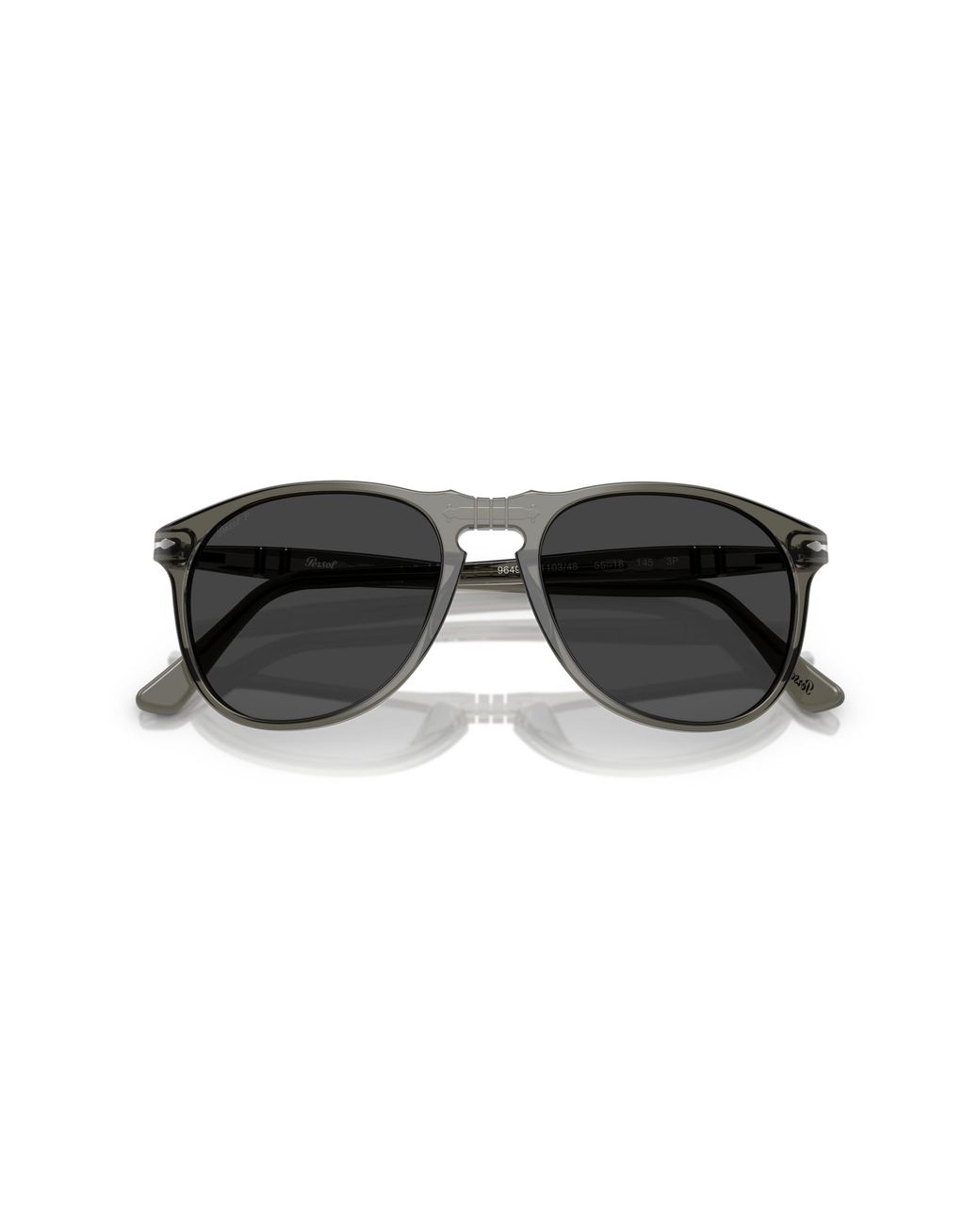 Persol Black Po9649S 110348 Sunglasses Acetate Pilot Polarized for men
