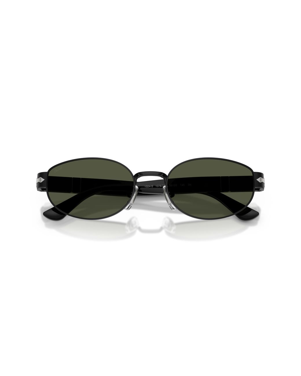 Persol Black Po1024S 107831 Sunglasses Metal Round Normal