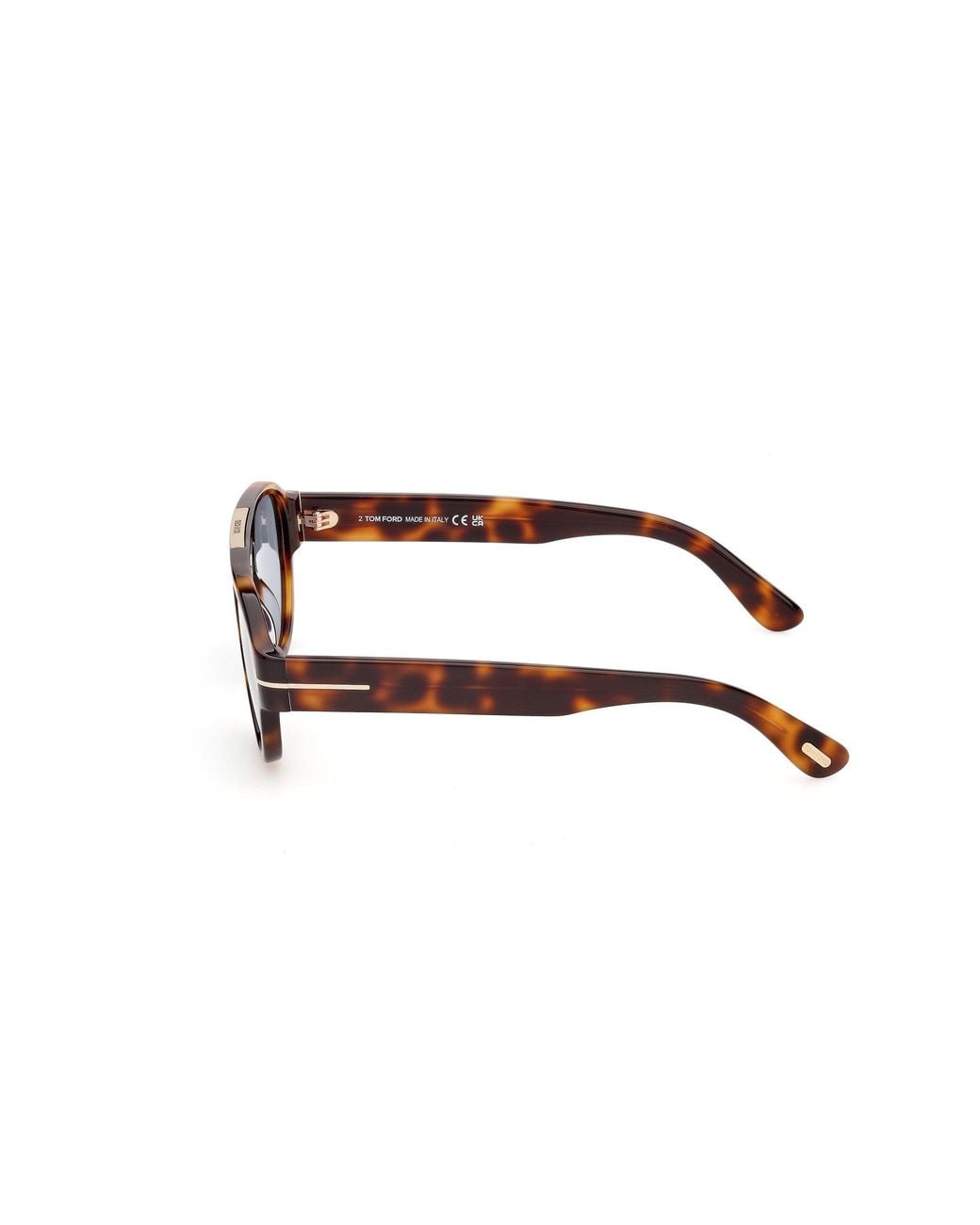 Tom Ford Black Ft1407 Pablo-02 53A Sunglasses Acetate Smoke Pilot Normal for men