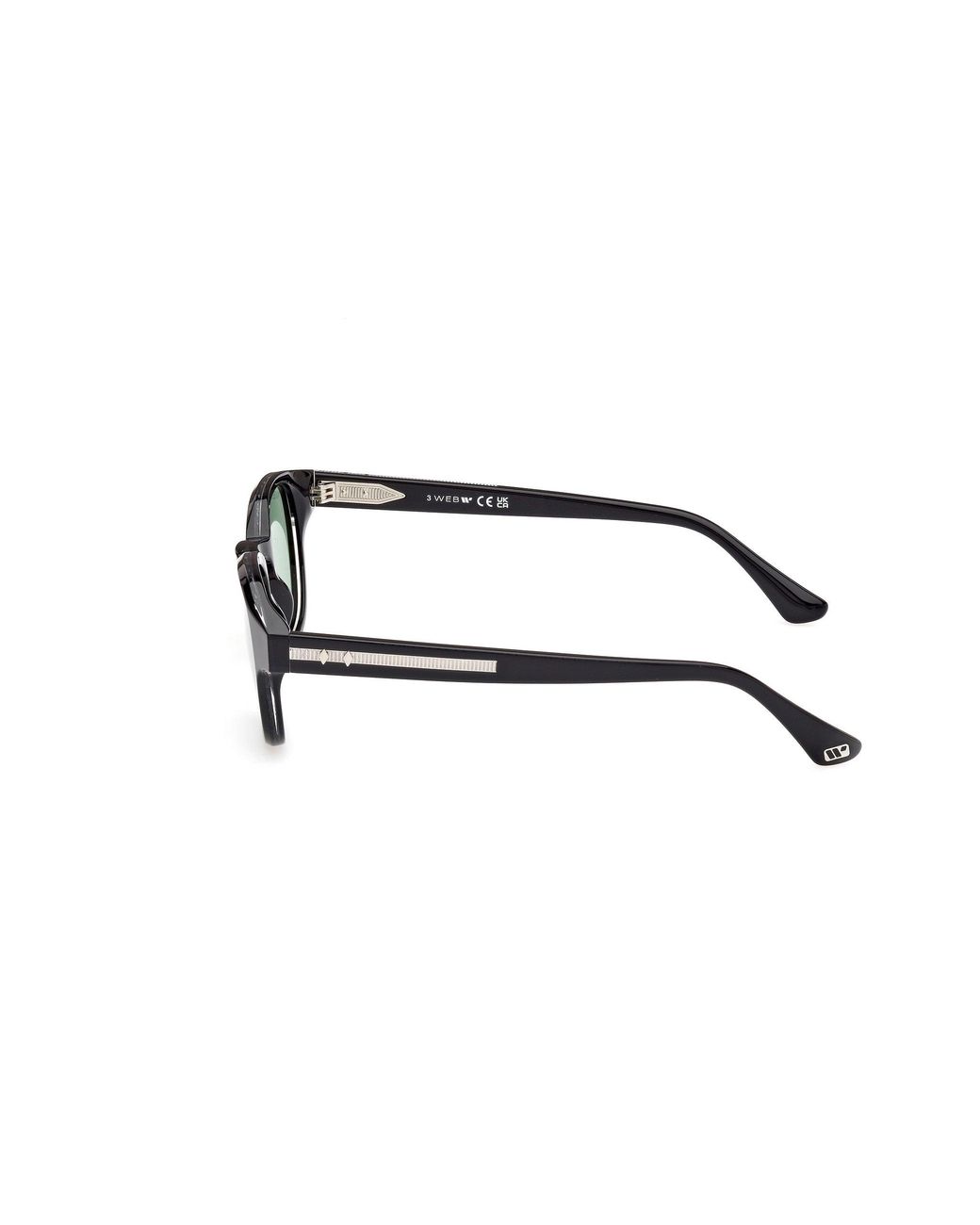 Web Black We0361 05N Sunglasses Acetate Round Normal for men