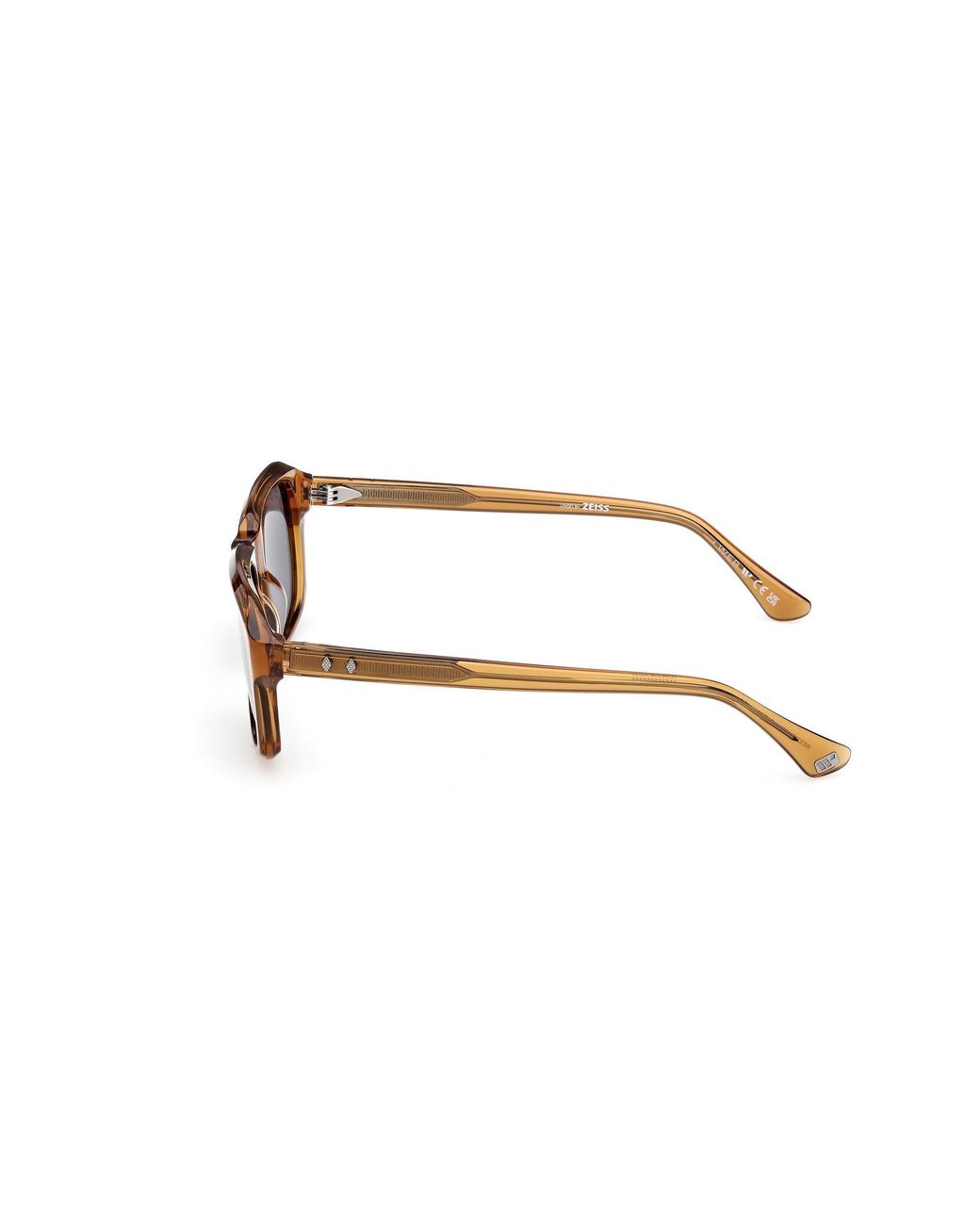 Web Black We0389 39A Sunglasses Acetate Smoke Squared Normal for men