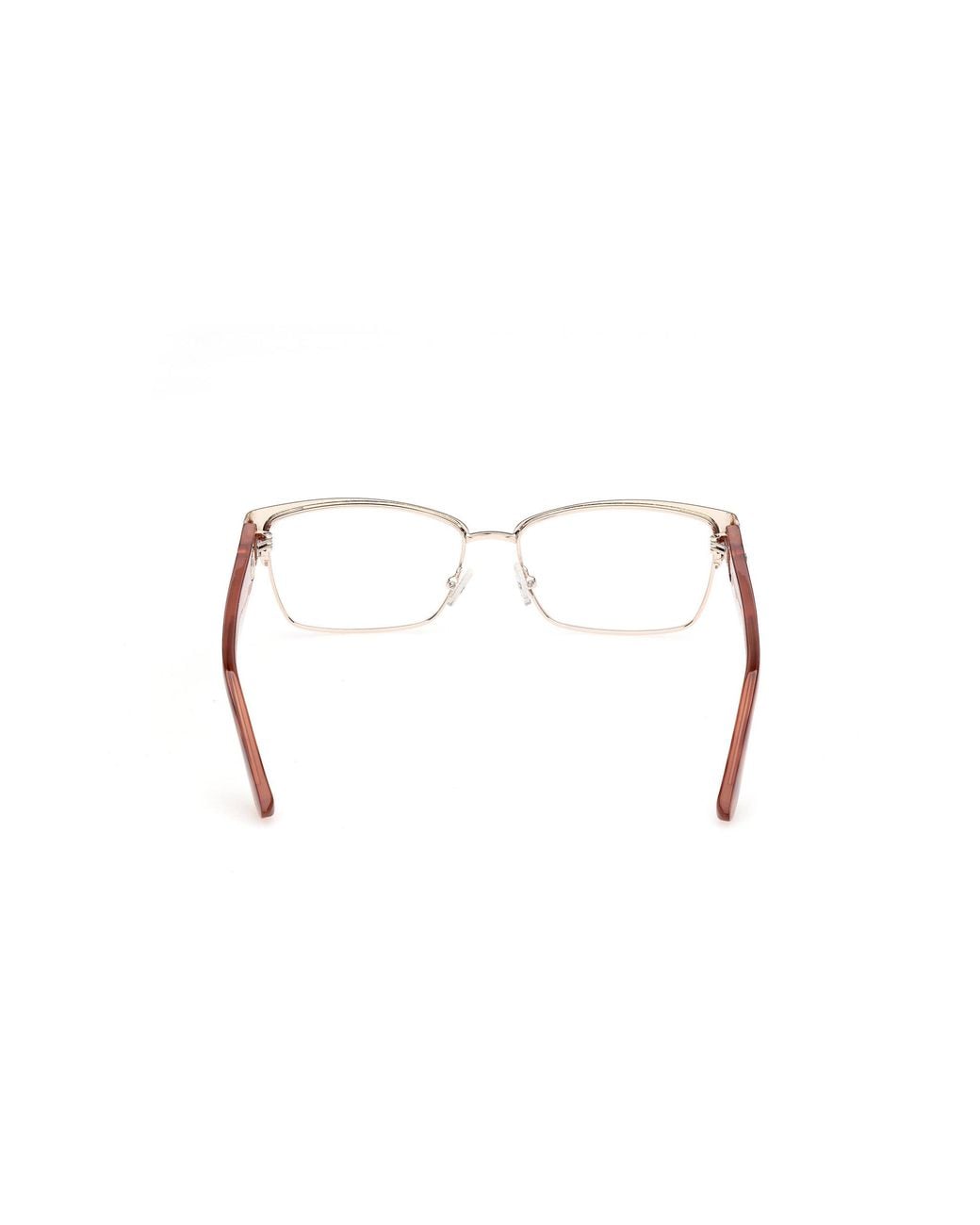 Guess Black Gu50383 67 Optical Frames Metal Squared Normal