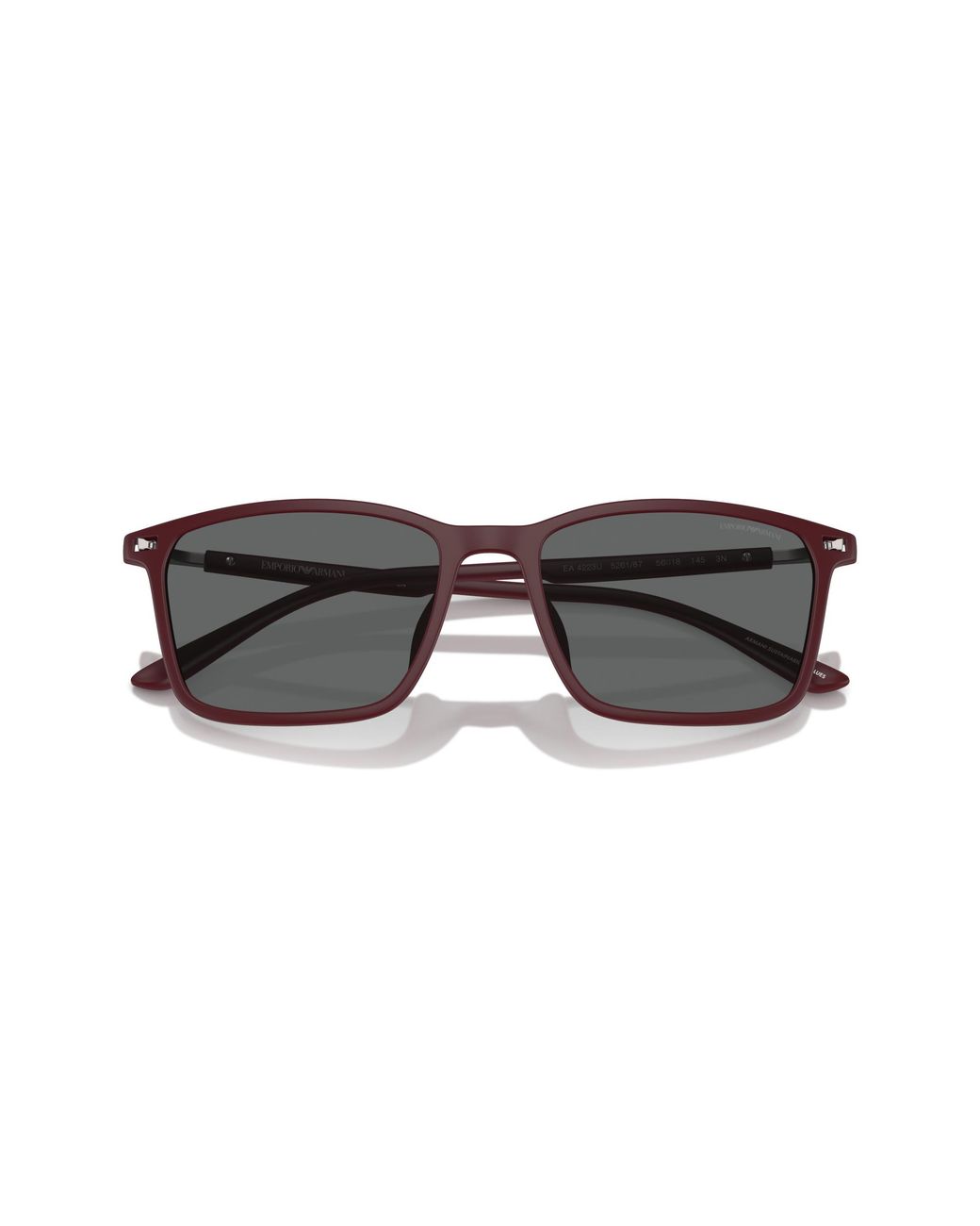 Emporio Armani Black Ea4223U 526187 Sunglasses Injected Squared Normal for men